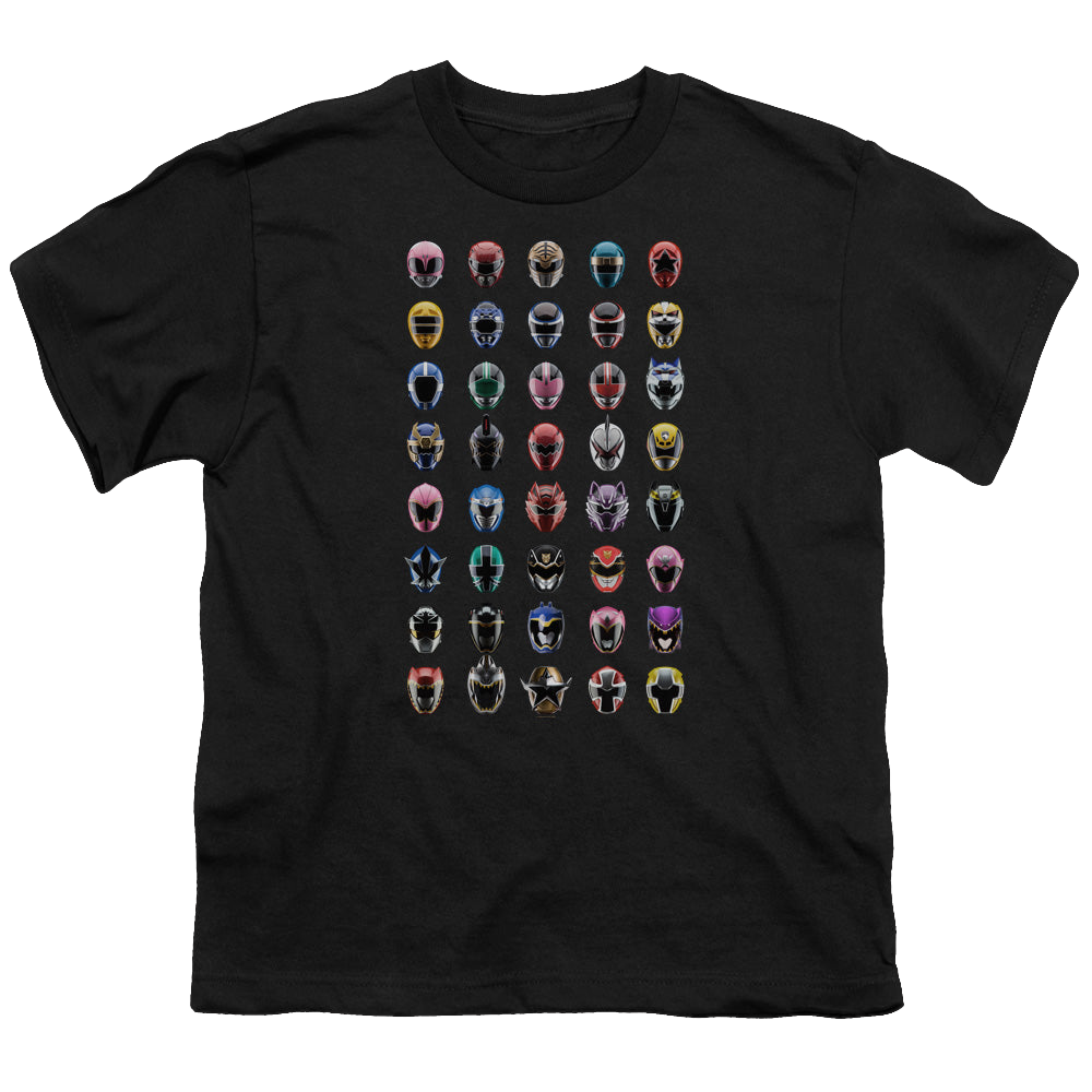 Mighty Morphin Power Rangers Visual Timeline - Youth T-Shirt Youth T-Shirt (Ages 8-12) Power Rangers   