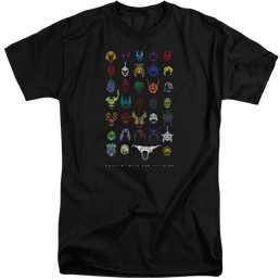 Mighty Morphin Power Rangers Villians - Men's Tall Fit T-Shirt Men's Tall Fit T-Shirt Power Rangers   