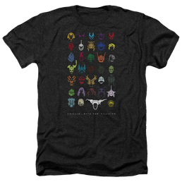 Mighty Morphin Power Rangers Villians - Men's Heather T-Shirt Men's Heather T-Shirt Power Rangers   