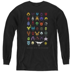 Mighty Morphin Power Rangers Villians - Youth Long Sleeve T-Shirt Youth Long Sleeve T-Shirt Power Rangers   