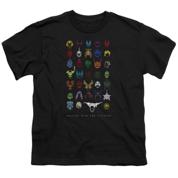 Mighty Morphin Power Rangers Villians - Youth T-Shirt Youth T-Shirt (Ages 8-12) Power Rangers   