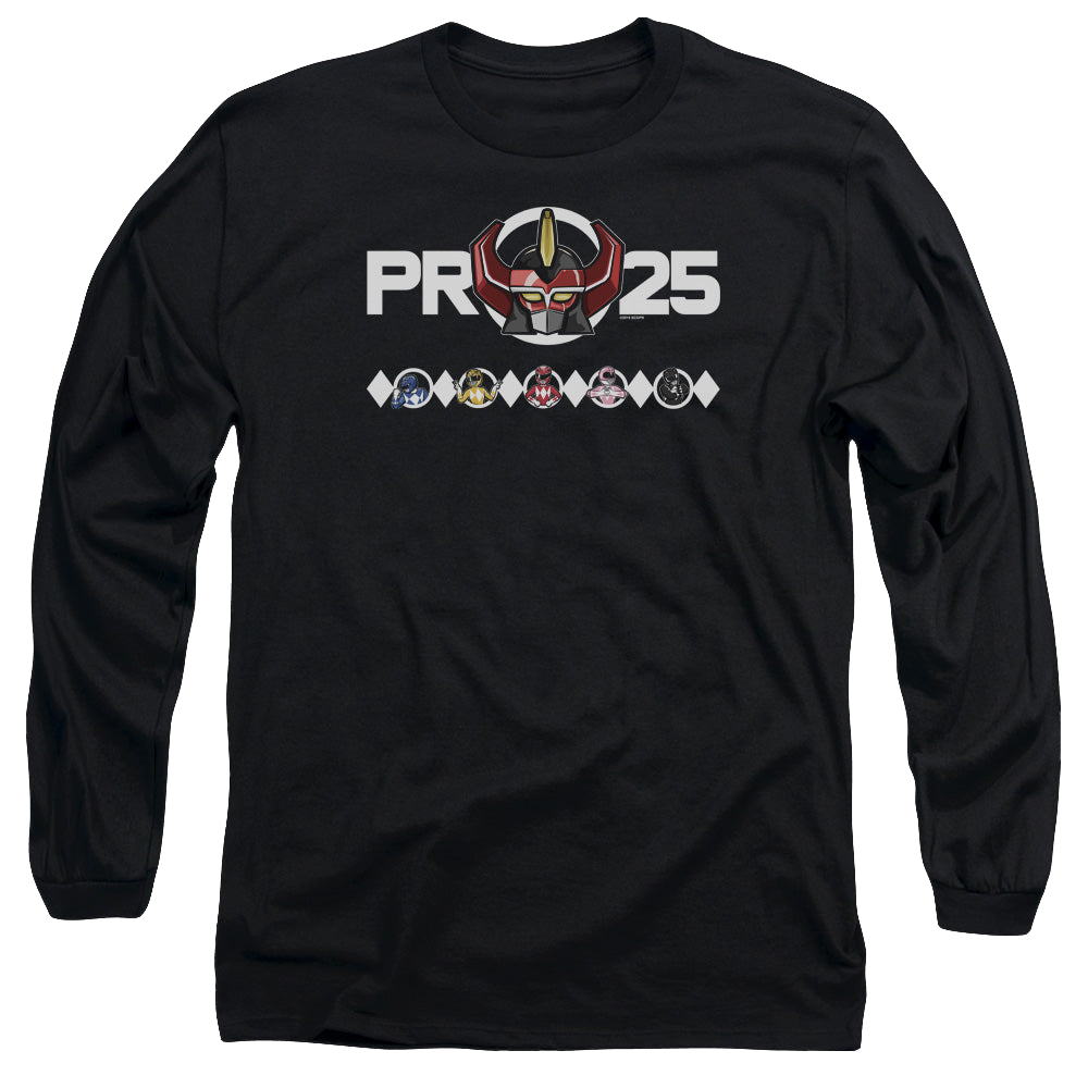 Mighty Morphin Power Rangers Megazord 25 - Men's Long Sleeve T-Shirt Men's Long Sleeve T-Shirt Power Rangers   