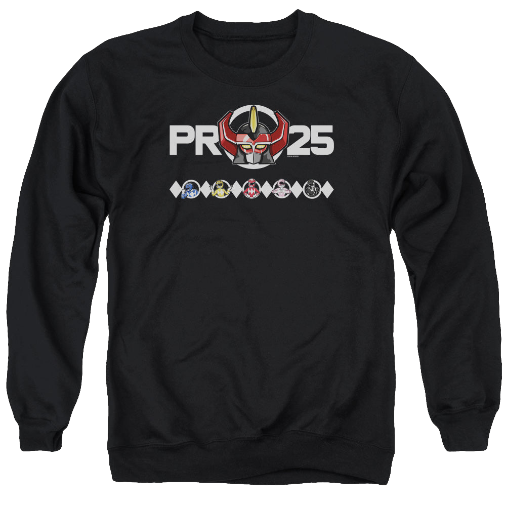 Mighty Morphin Power Rangers Megazord 25 - Men's Crewneck Sweatshirt Men's Crewneck Sweatshirt Power Rangers   
