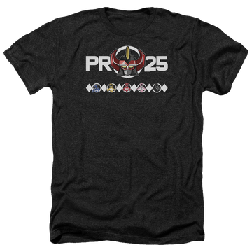 Mighty Morphin Power Rangers Megazord 25 - Men's Heather T-Shirt Men's Heather T-Shirt Power Rangers   