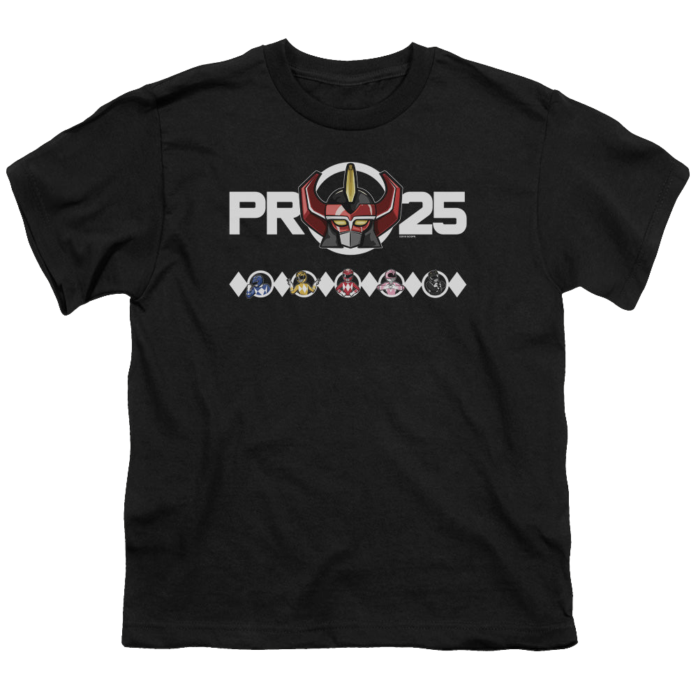 Mighty Morphin Power Rangers Megazord 25 - Youth T-Shirt Youth T-Shirt (Ages 8-12) Power Rangers   