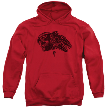 Mighty Morphin Power Rangers Red - Pullover Hoodie Pullover Hoodie Power Rangers   