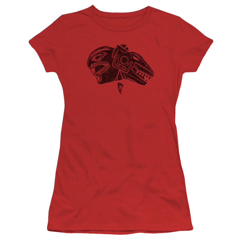 Mighty Morphin Power Rangers Red - Juniors T-Shirt Juniors T-Shirt Power Rangers   