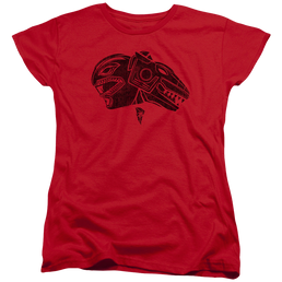 Mighty Morphin Power Rangers Red - Women's T-Shirt Women's T-Shirt Power Rangers   
