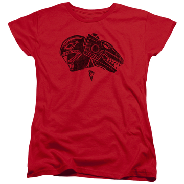 Mighty Morphin Power Rangers Red - Women's T-Shirt Women's T-Shirt Power Rangers   