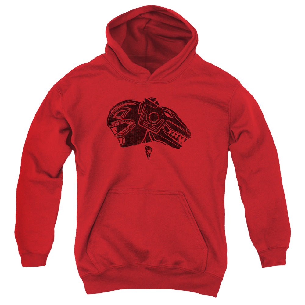 Mighty Morphin Power Rangers Red - Youth Hoodie Youth Hoodie (Ages 8-12) Power Rangers   