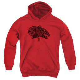 Mighty Morphin Power Rangers Red - Youth Hoodie Youth Hoodie (Ages 8-12) Power Rangers   