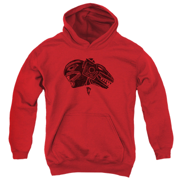 Mighty Morphin Power Rangers Red - Youth Hoodie Youth Hoodie (Ages 8-12) Power Rangers   