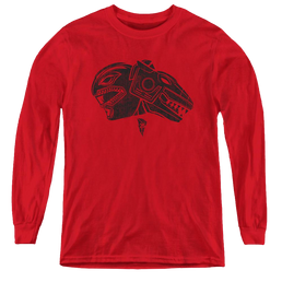 Mighty Morphin Power Rangers Red - Youth Long Sleeve T-Shirt Youth Long Sleeve T-Shirt Power Rangers   