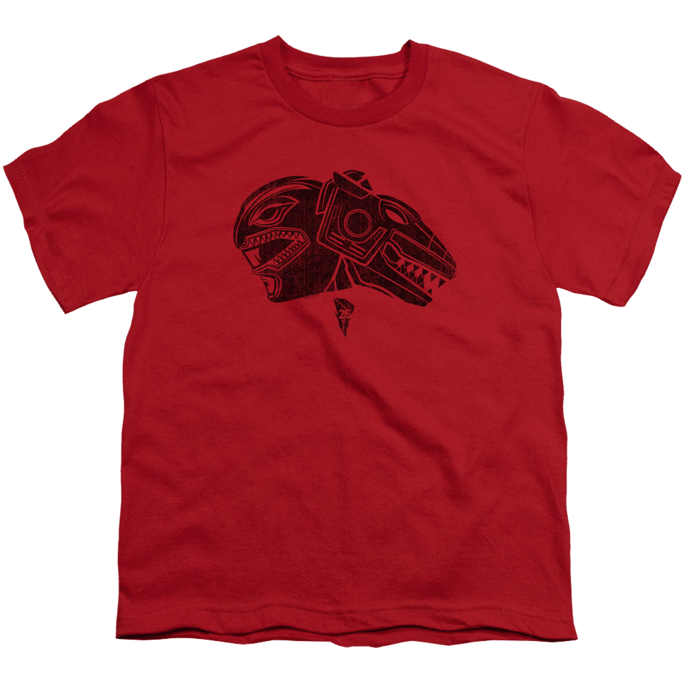 Mighty Morphin Power Rangers Red - Youth T-Shirt Youth T-Shirt (Ages 8-12) Power Rangers   