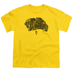 Mighty Morphin Power Rangers Yellow - Youth T-Shirt Youth T-Shirt (Ages 8-12) Power Rangers   