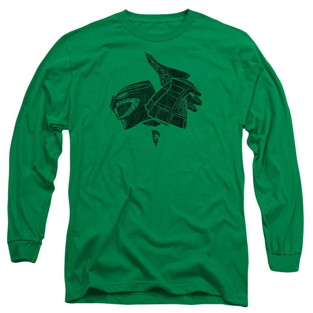 Mighty Morphin Power Rangers Green - Men's Long Sleeve T-Shirt Men's Long Sleeve T-Shirt Power Rangers   