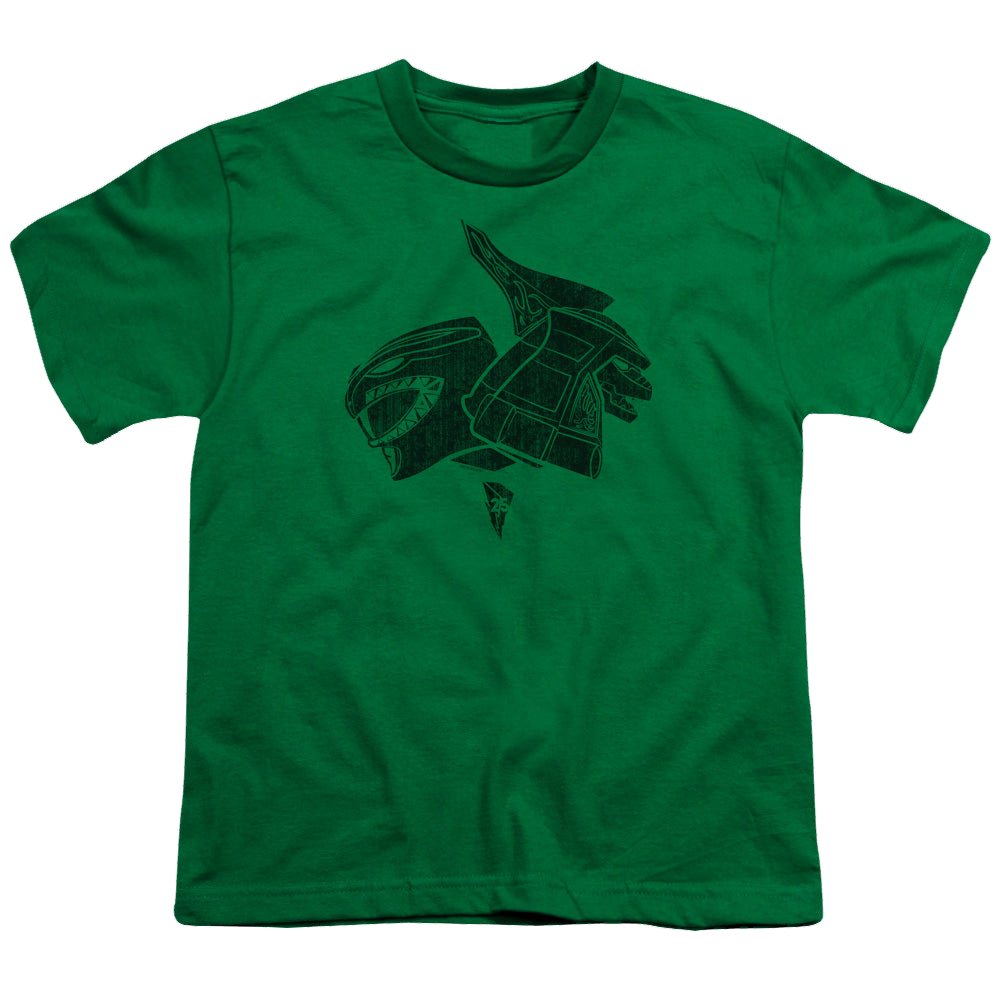 Mighty Morphin Power Rangers Green - Youth T-Shirt Youth T-Shirt (Ages 8-12) Power Rangers   