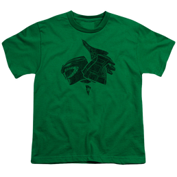 Mighty Morphin Power Rangers Green - Youth T-Shirt Youth T-Shirt (Ages 8-12) Power Rangers   