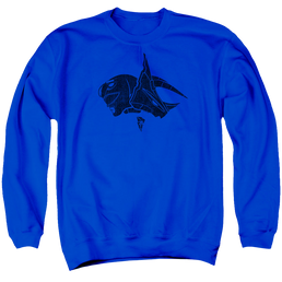Mighty Morphin Power Rangers Blue - Men's Crewneck Sweatshirt Men's Crewneck Sweatshirt Power Rangers   