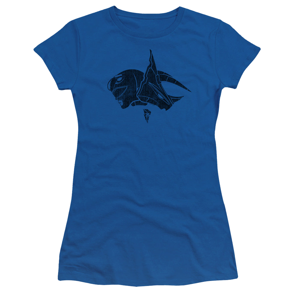 Mighty Morphin Power Rangers Blue - Juniors T-Shirt Juniors T-Shirt Power Rangers   