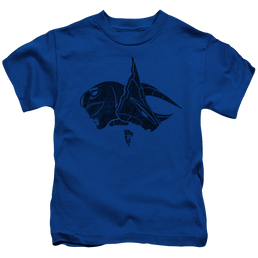 Mighty Morphin Power Rangers Blue - Kid's T-Shirt Kid's T-Shirt (Ages 4-7) Power Rangers   