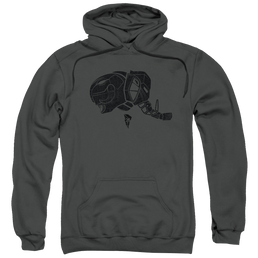Mighty Morphin Power Rangers Black - Pullover Hoodie Pullover Hoodie Power Rangers   