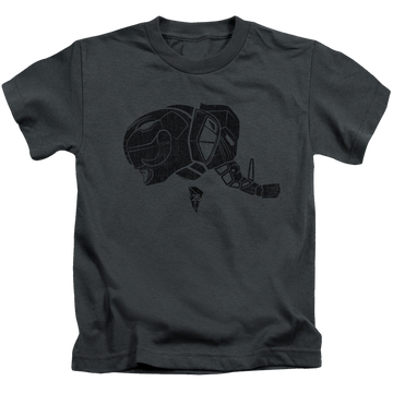 Mighty Morphin Power Rangers Black - Kid's T-Shirt Kid's T-Shirt (Ages 4-7) Power Rangers   
