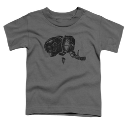 Mighty Morphin Power Rangers Black - Toddler T-Shirt Toddler T-Shirt Power Rangers   