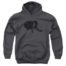 Mighty Morphin Power Rangers Black - Youth Hoodie Youth Hoodie (Ages 8-12) Power Rangers   