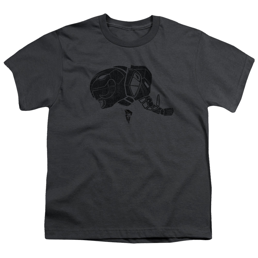 Mighty Morphin Power Rangers Black - Youth T-Shirt Youth T-Shirt (Ages 8-12) Power Rangers   