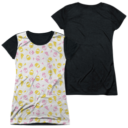 Mighty Morphin Power Rangers Grl Pwr - Juniors Black Back T-Shirt Juniors Black Back T-Shirt Power Rangers   