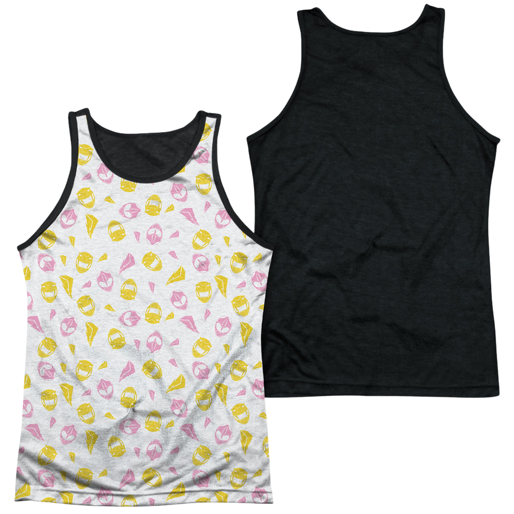 Mighty Morphin Power Rangers Grl Pwr - Men's Black Back Tank Top Men's Black Back Tank Power Rangers   