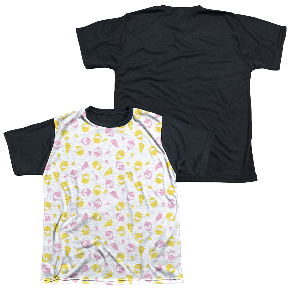 Mighty Morphin Power Rangers Grl Pwr - Youth Black Back T-Shirt Youth Black Back T-Shirt (Ages 8-12) Power Rangers   