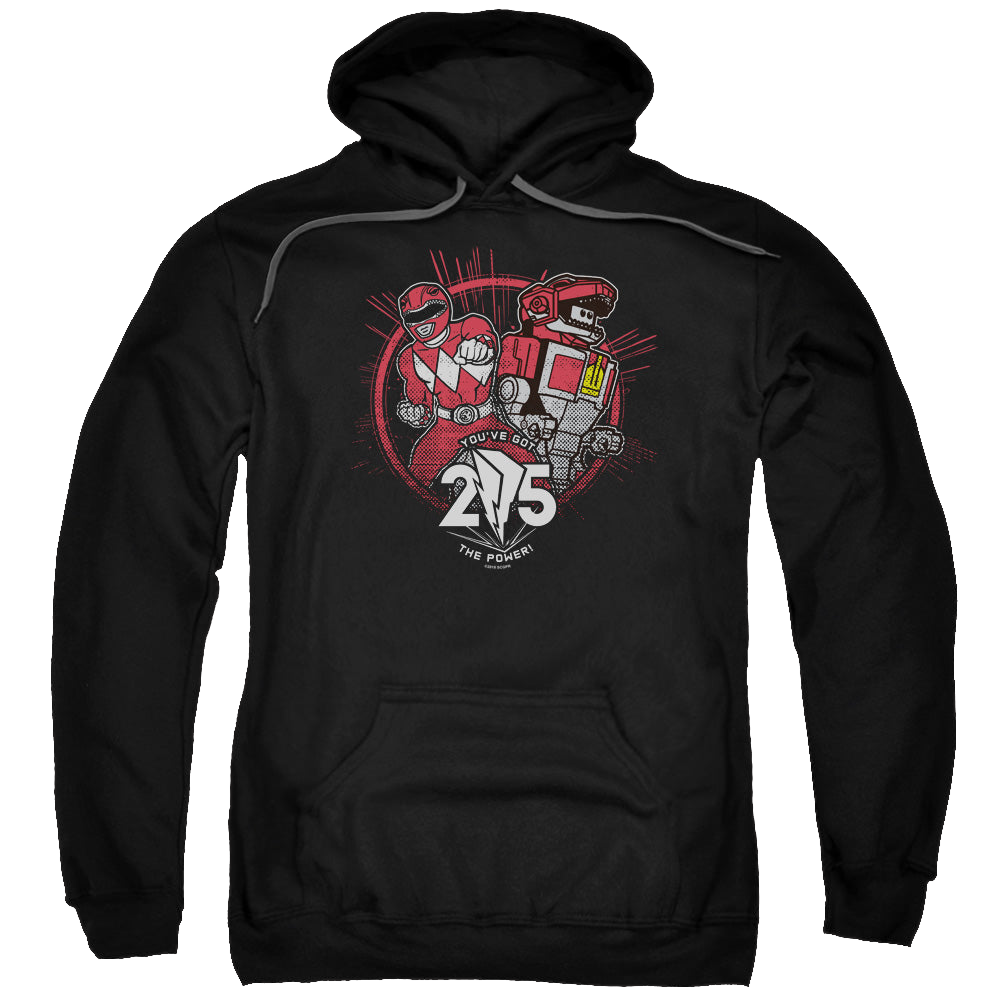 Mighty Morphin Power Rangers Red 25 - Pullover Hoodie Pullover Hoodie Power Rangers   