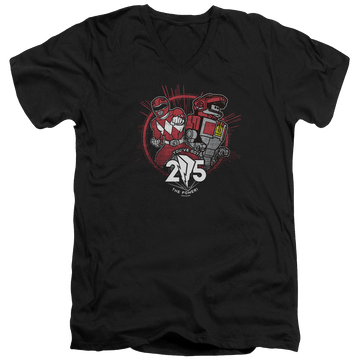 Mighty Morphin Power Rangers Red 25 - Men's V-Neck T-Shirt Men's V-Neck T-Shirt Power Rangers   