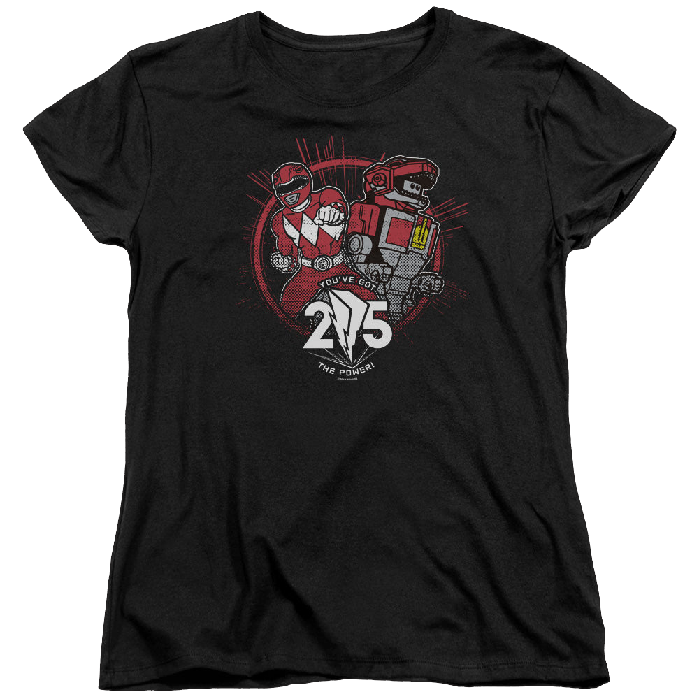 Mighty Morphin Power Rangers Red 25 - Women's T-Shirt Women's T-Shirt Power Rangers   