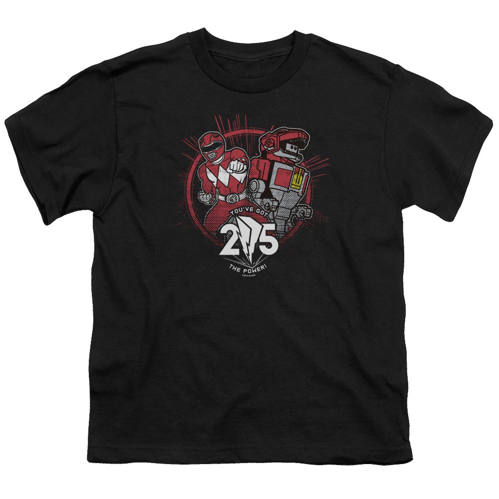 Mighty Morphin Power Rangers Red 25 - Youth T-Shirt Youth T-Shirt (Ages 8-12) Power Rangers   