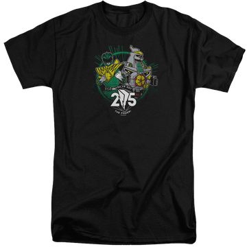 Mighty Morphin Power Rangers Green 25 - Men's Tall Fit T-Shirt Men's Tall Fit T-Shirt Power Rangers   