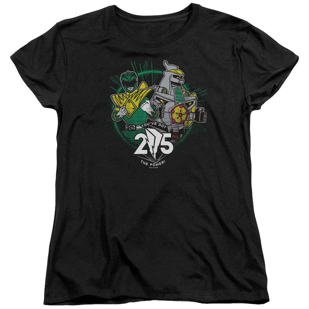 Mighty Morphin Power Rangers Green 25 - Women's T-Shirt Women's T-Shirt Power Rangers   