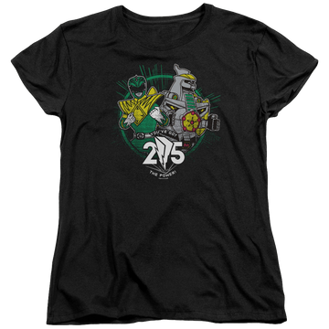 Mighty Morphin Power Rangers Green 25 - Women's T-Shirt Women's T-Shirt Power Rangers   