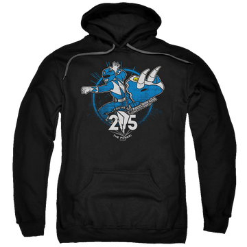 Mighty Morphin Power Rangers Blue 25 - Pullover Hoodie Pullover Hoodie Power Rangers   
