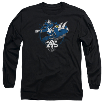 Mighty Morphin Power Rangers Blue 25 - Men's Long Sleeve T-Shirt Men's Long Sleeve T-Shirt Power Rangers   