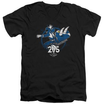 Mighty Morphin Power Rangers Blue 25 - Men's V-Neck T-Shirt Men's V-Neck T-Shirt Power Rangers   