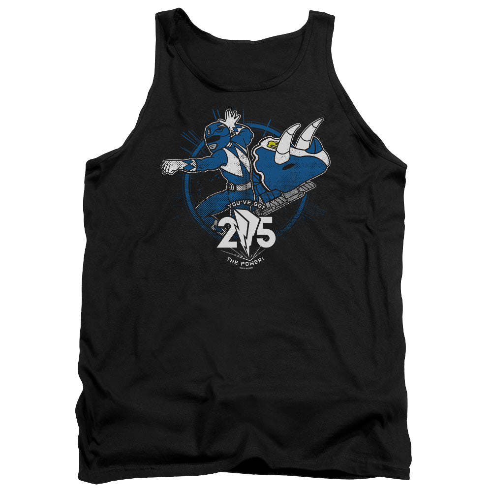 Mighty Morphin Power Rangers Blue 25 - Men's Tank Top Men's Tank Power Rangers   