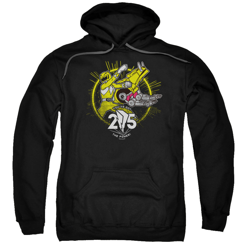 Mighty Morphin Power Rangers Yellow 25 - Pullover Hoodie Pullover Hoodie Power Rangers   