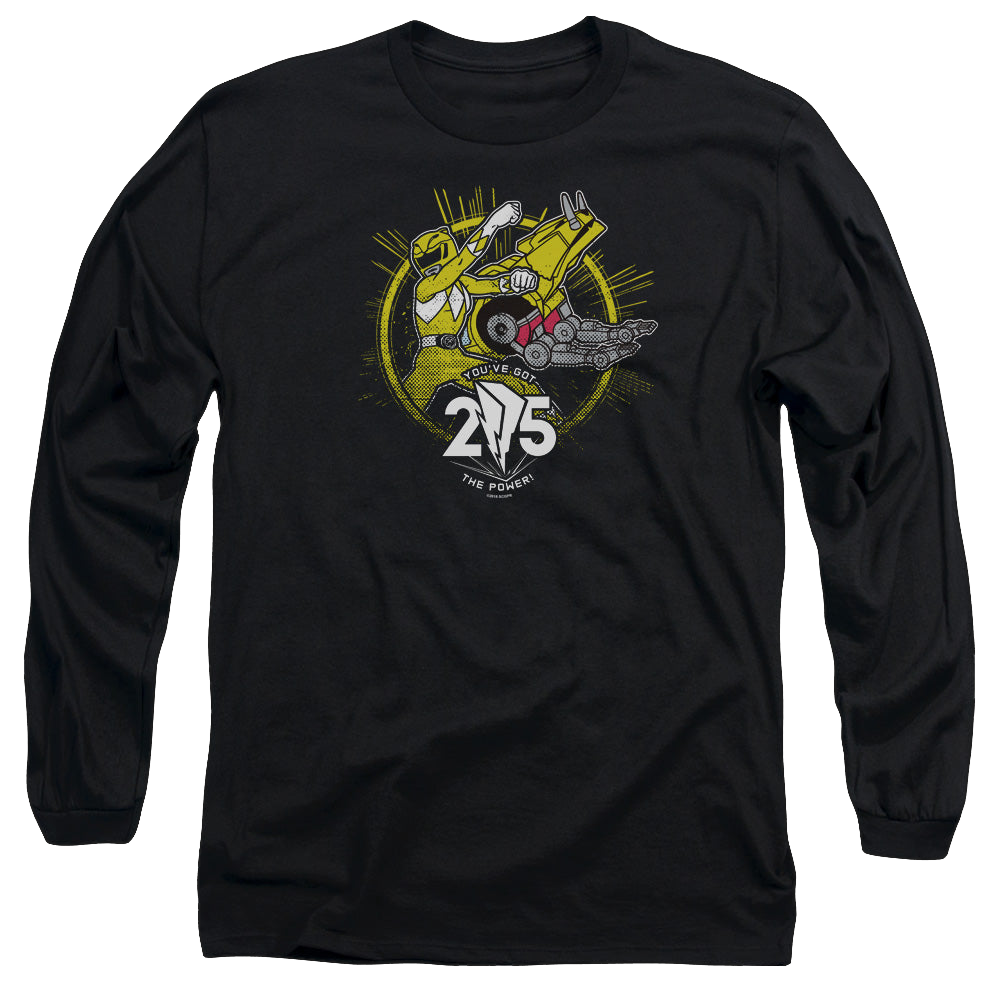 Mighty Morphin Power Rangers Yellow 25 - Men's Long Sleeve T-Shirt Men's Long Sleeve T-Shirt Power Rangers   