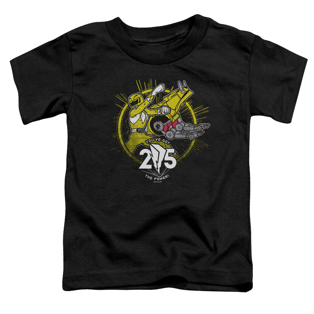 Mighty Morphin Power Rangers Yellow 25 - Toddler T-Shirt Toddler T-Shirt Power Rangers   