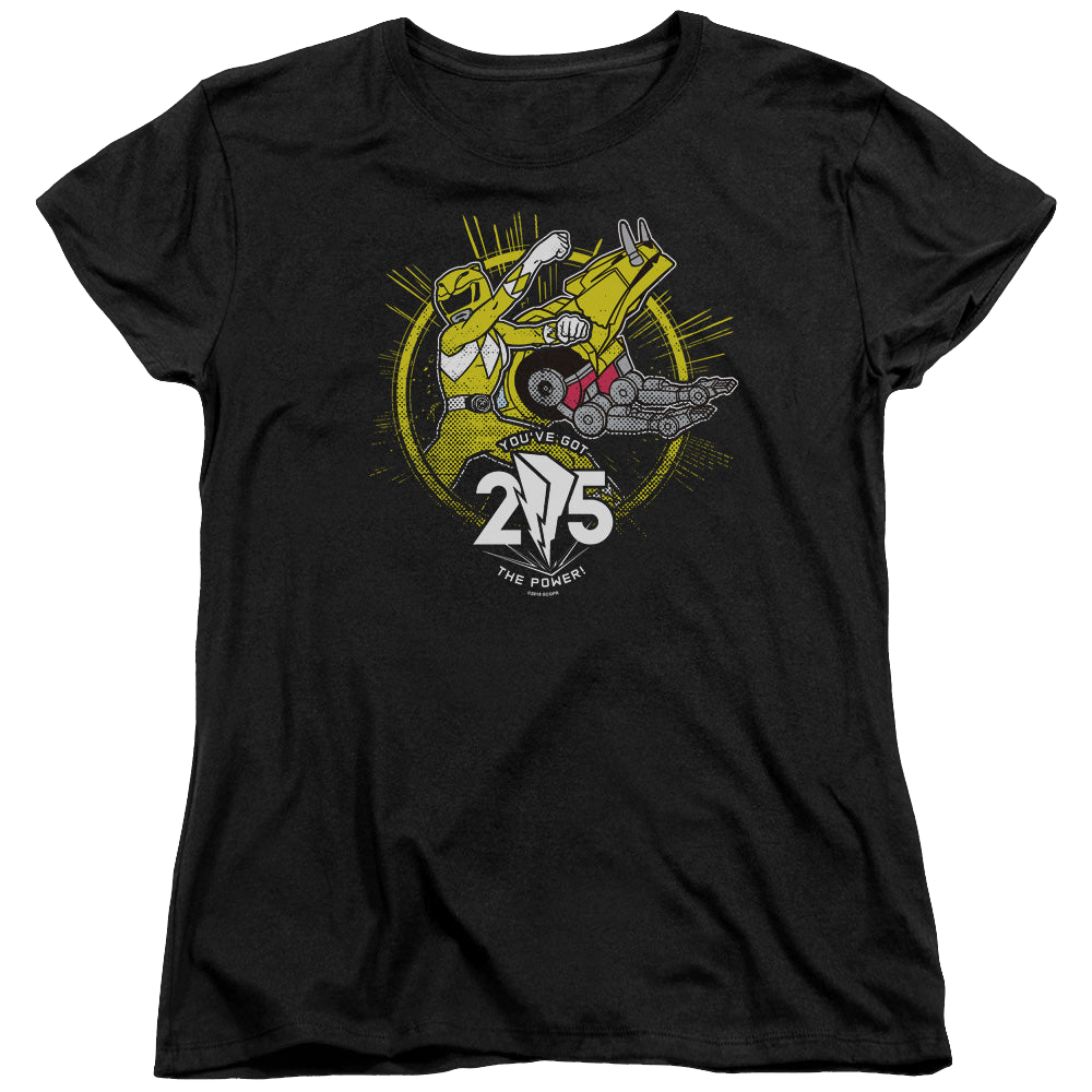 Mighty Morphin Power Rangers Yellow 25 - Women's T-Shirt Women's T-Shirt Power Rangers   
