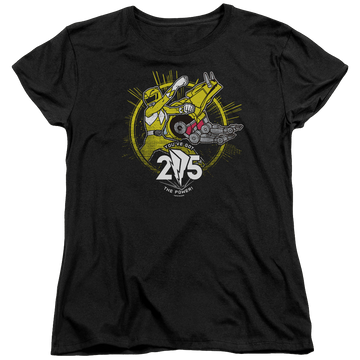 Mighty Morphin Power Rangers Yellow 25 - Women's T-Shirt Women's T-Shirt Power Rangers   