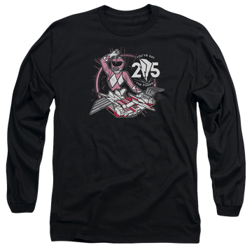 Mighty Morphin Power Rangers Pink 25 - Men's Long Sleeve T-Shirt Men's Long Sleeve T-Shirt Power Rangers   